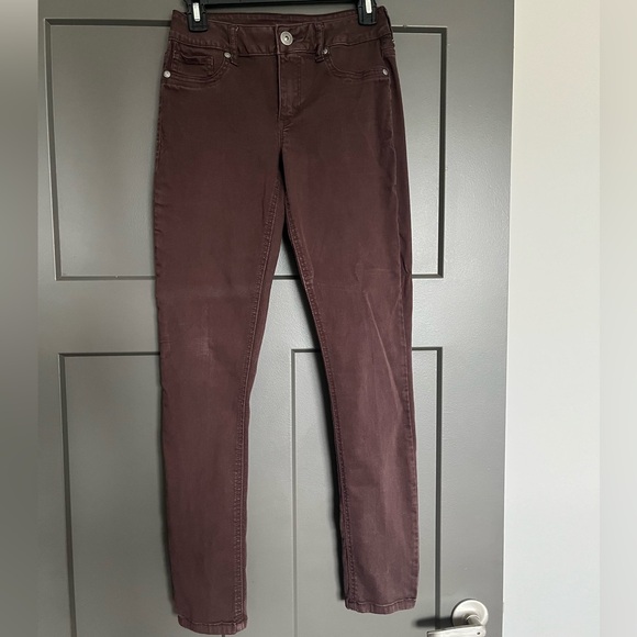 Maurices Dark Brown Skinny Jeans - Picture 1 of 9